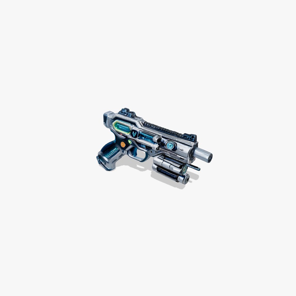 Futuristic Laser Blaster model pack
